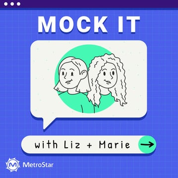 The logo for UX Design Podcast Called Mock IT