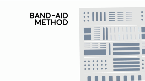 band aid method gif