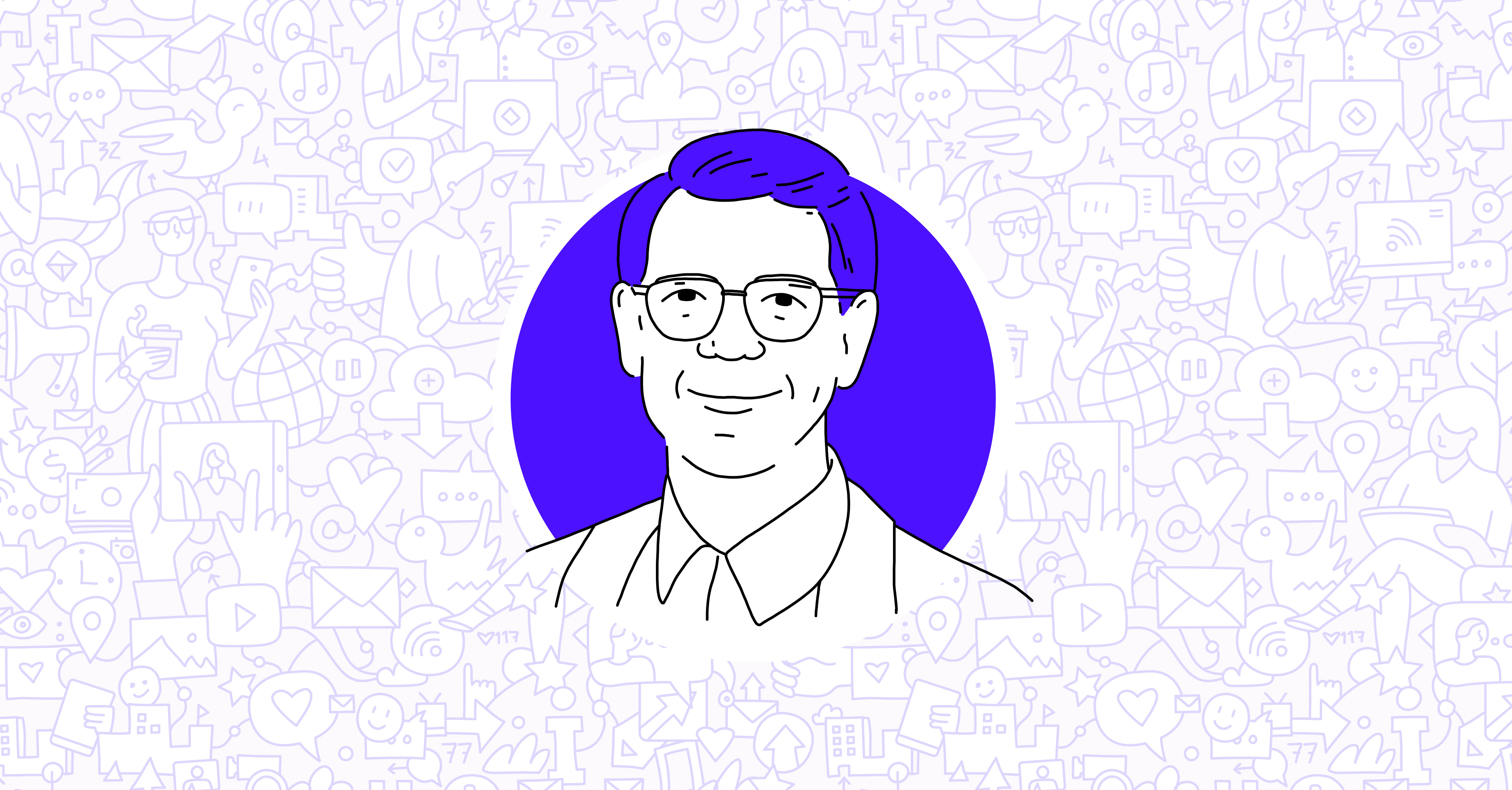 Program Manager Scott's purple illustration 
