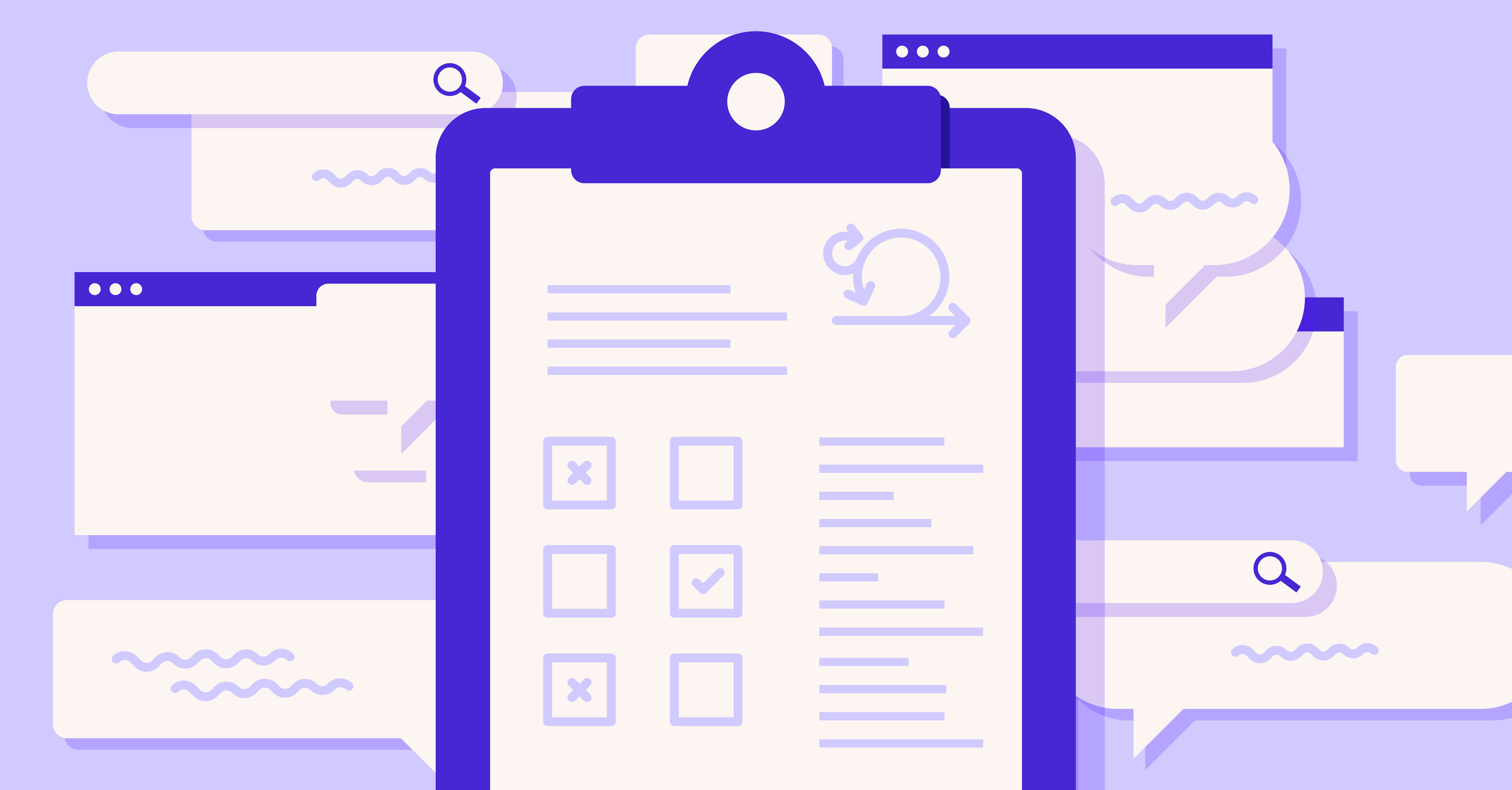 Checkbox list on clipboard for the agile retrospective process