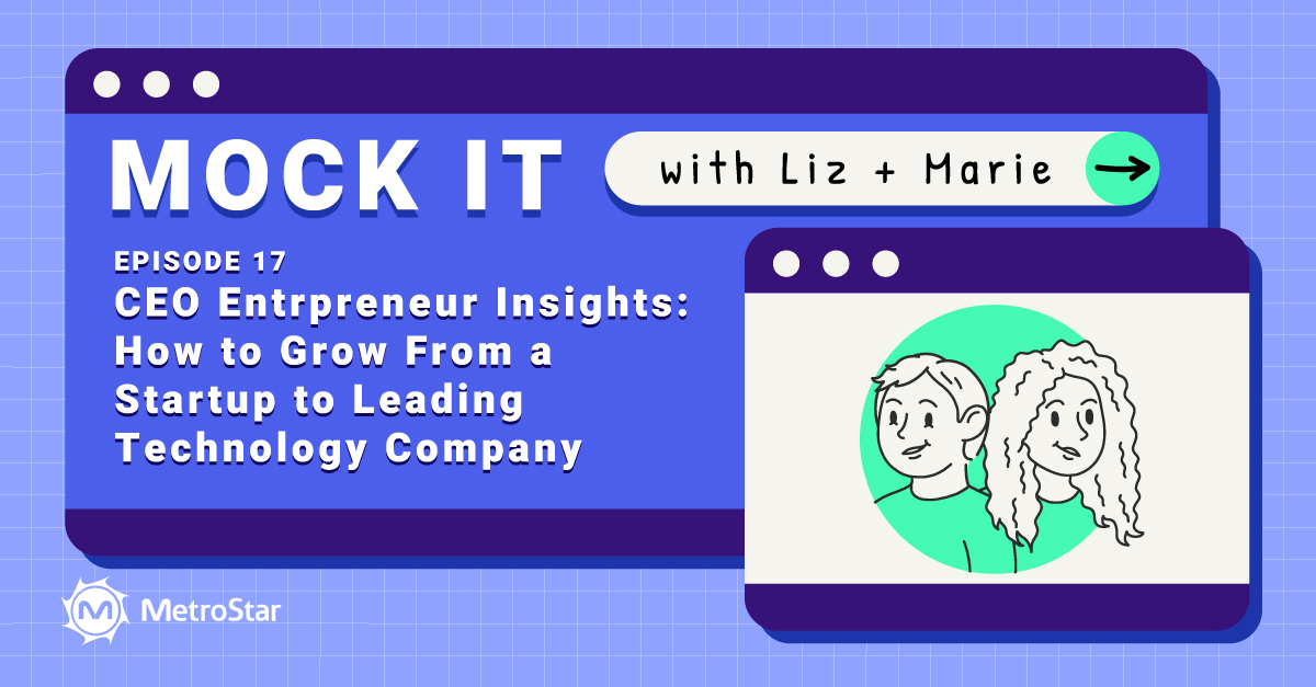 Graphic reads: Mock IT: How to Grow From a Startup to a Leading Technology Company