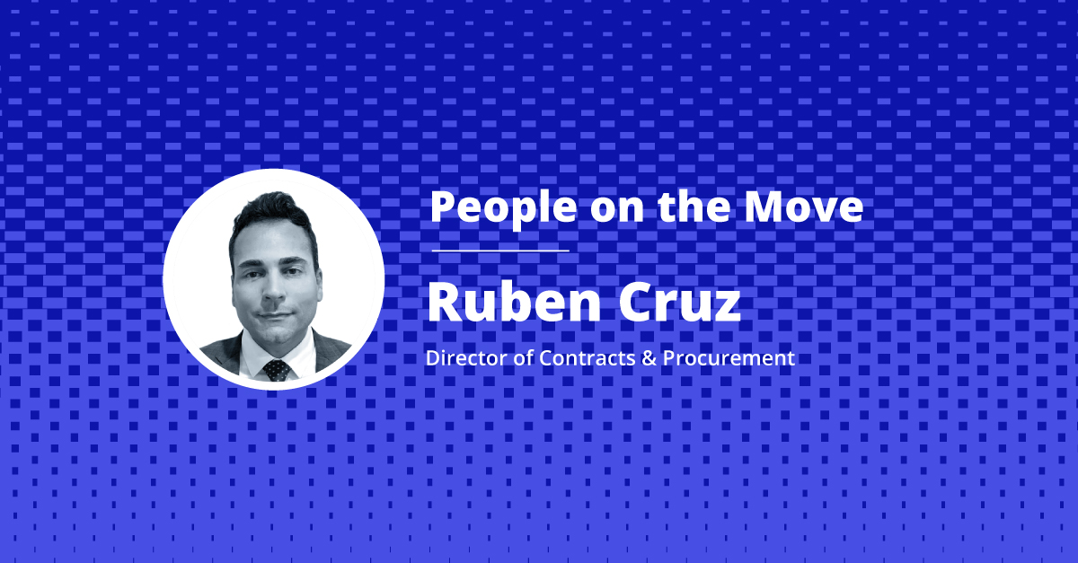 Ruben Cruz headshot with text reading People of The Move 