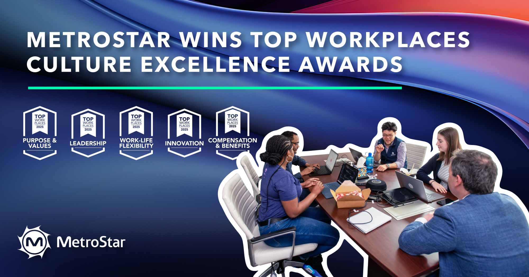 MetroStar Earns Workplaces Culture Excellence Award in Five Categories