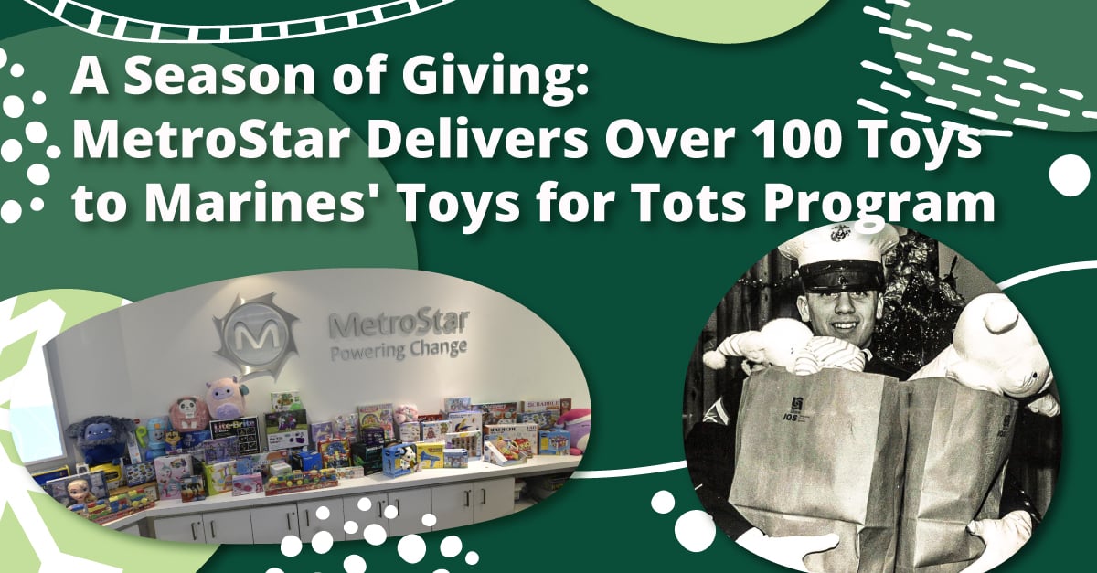 MetroStar Delivers Over 100 Toys to Marines' Toys for Tots Program
