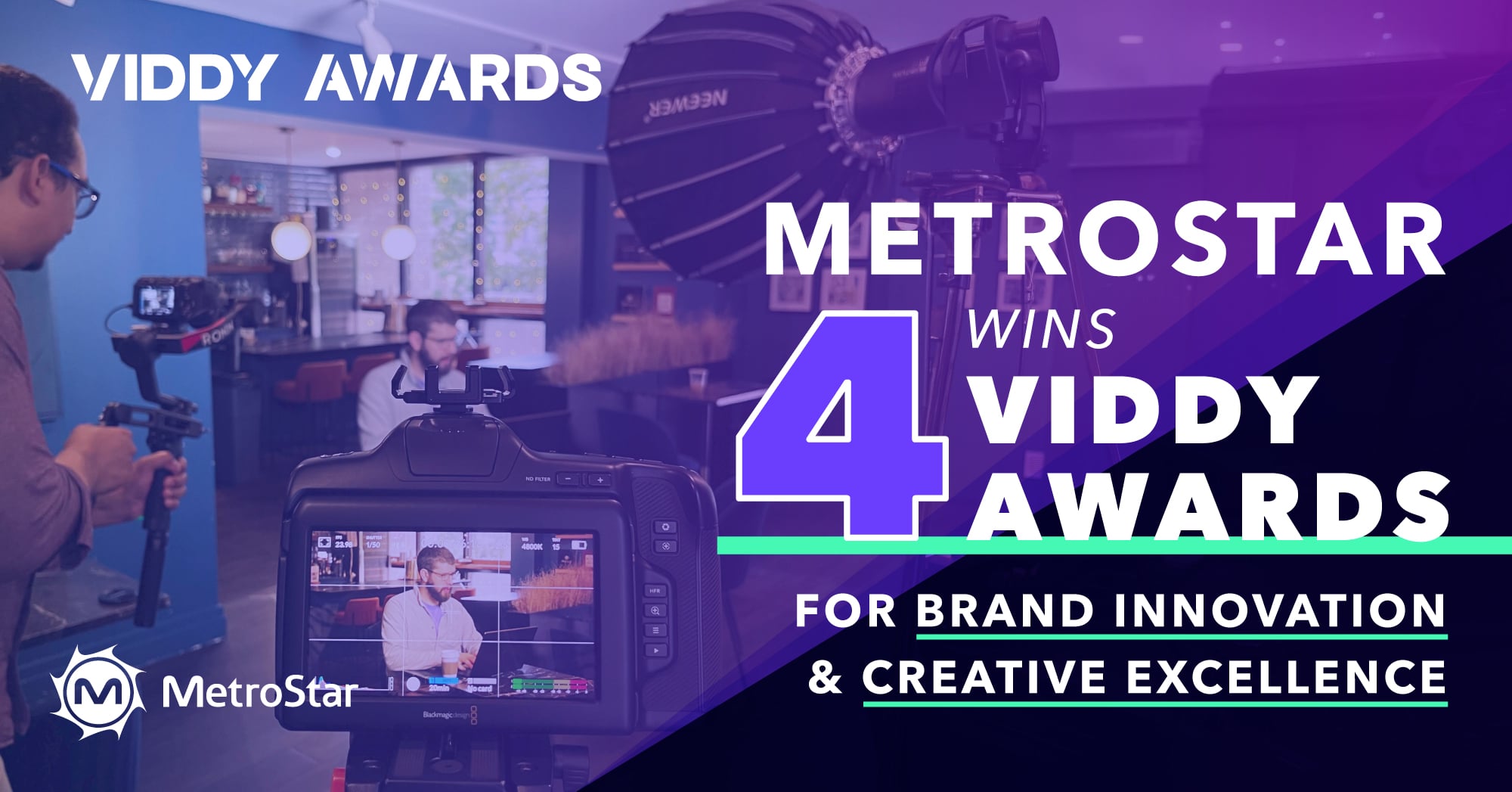 MetroStar Wins Four Viddy Awards for Brand Innovation and Creative Excellence