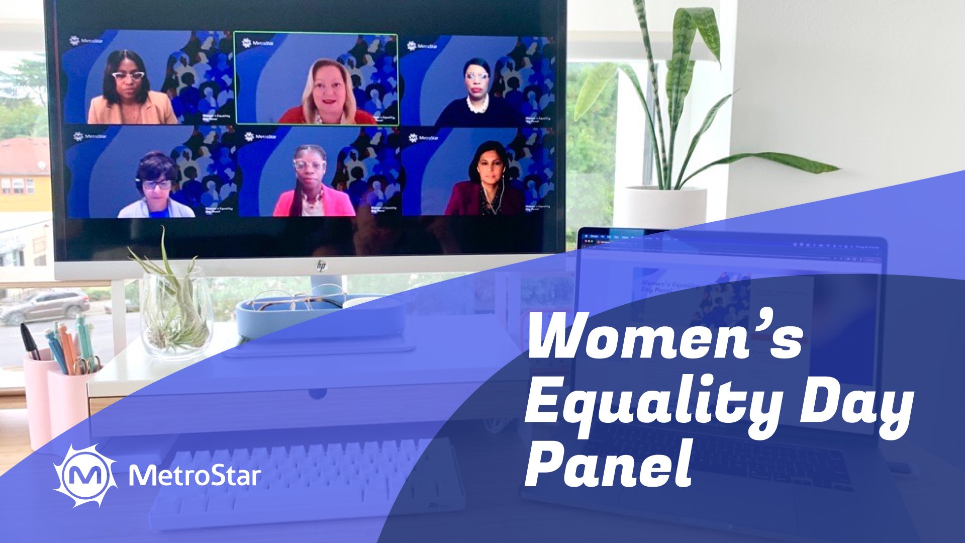 Women's Equality Day Panel screenshot from event 