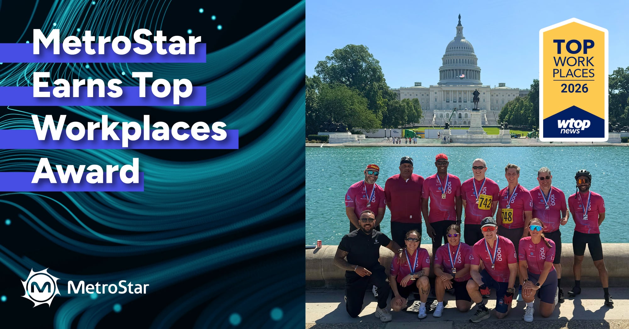 MetroStar Earns 2026 Greater Washington D.C. WTOP Top Workplaces Award