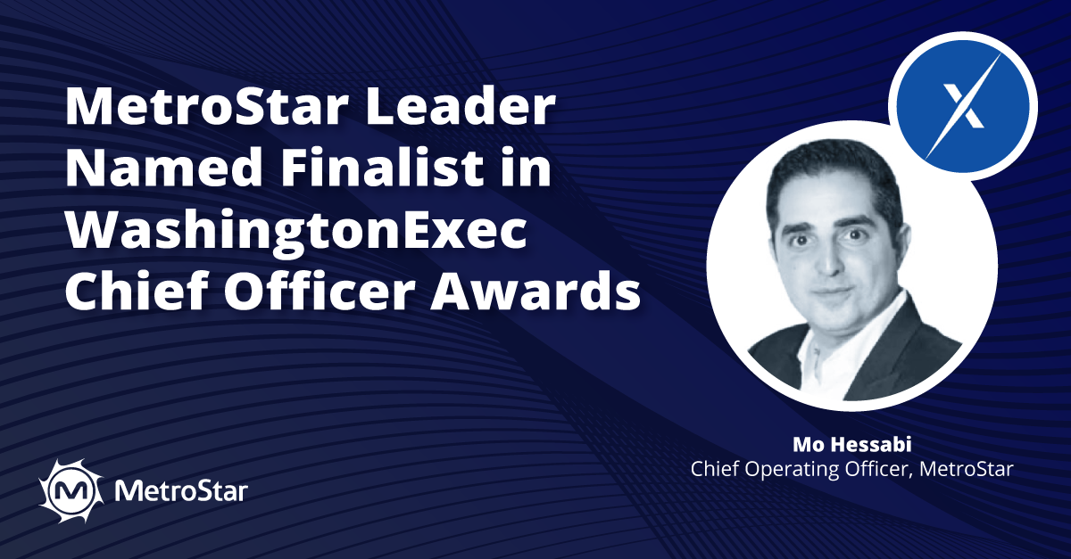 MetroStar Leader Named Finalist in WashingtonExec Chief Officer Awards