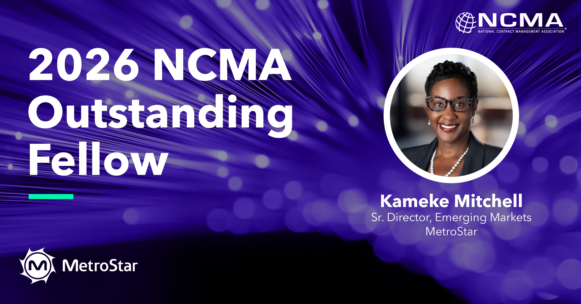 MetroStar's Kameke Mitchell Named 2026 NCMA Outstanding Fellow
